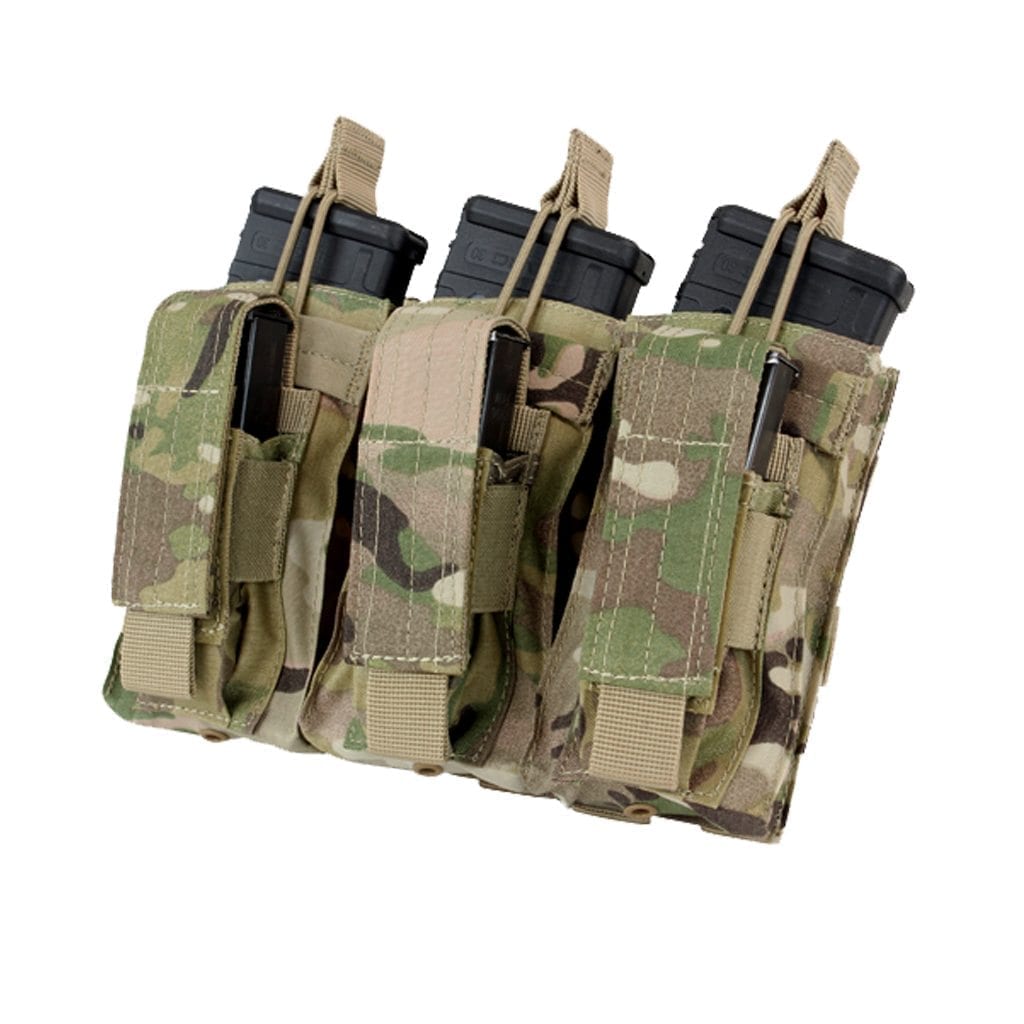 Condor Tactical MA55 Triple Kangaroo Magazine Pouch Rifle/Pistol MOLLE PALS 