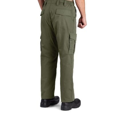 Uniform Tactical Pants Olive Rear