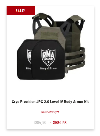 Level IV Crye Precision JPC 2.0 Body Armor Kit