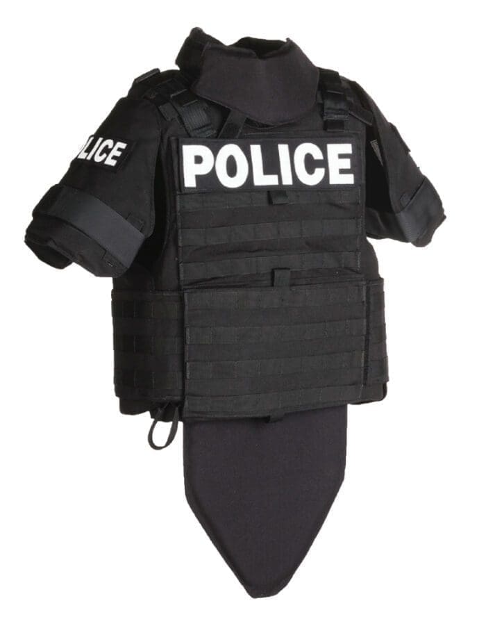 SWAT Body Armor Plate Carrier Setup