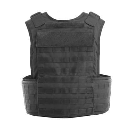 SWAT Tactical Vest Back Black
