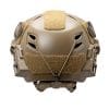 Team Wendy Helmet Exfil 3.0 LTP Rail Bump Helmet Coyote Brown Back