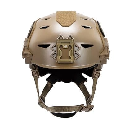 Team Wendy Helmet Exfil 3.0 LTP Rail Bump Helmet Coyote Brown Front