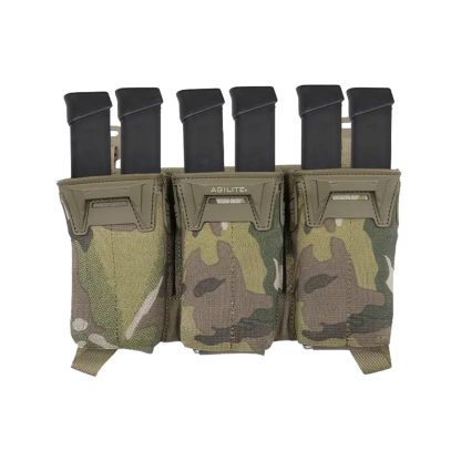 Agilite Pincer Placard Multi-Caliber Triple Mag Pouch 9mm