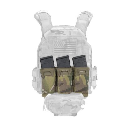 Agilite Pincer Placard Multi-Caliber Triple Mag Pouch PC Outline