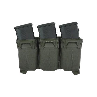 Agilite Pincer Placard Multi-Caliber Triple Mag Pouch Ranger Green