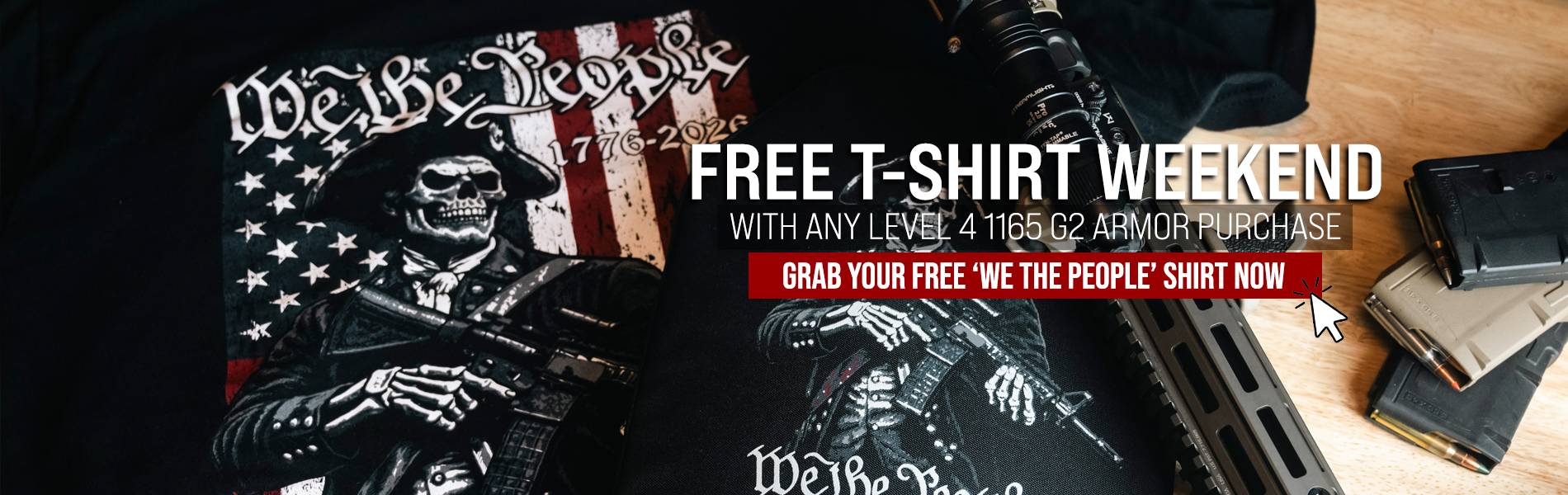 We The People Free Shirt with 1165
